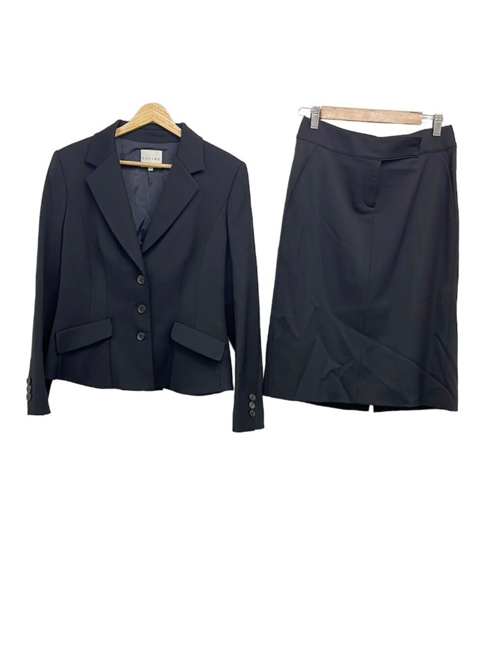 Celine Skirt Suit Black